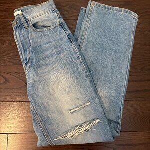 Oak and Fort Distressed Jeans